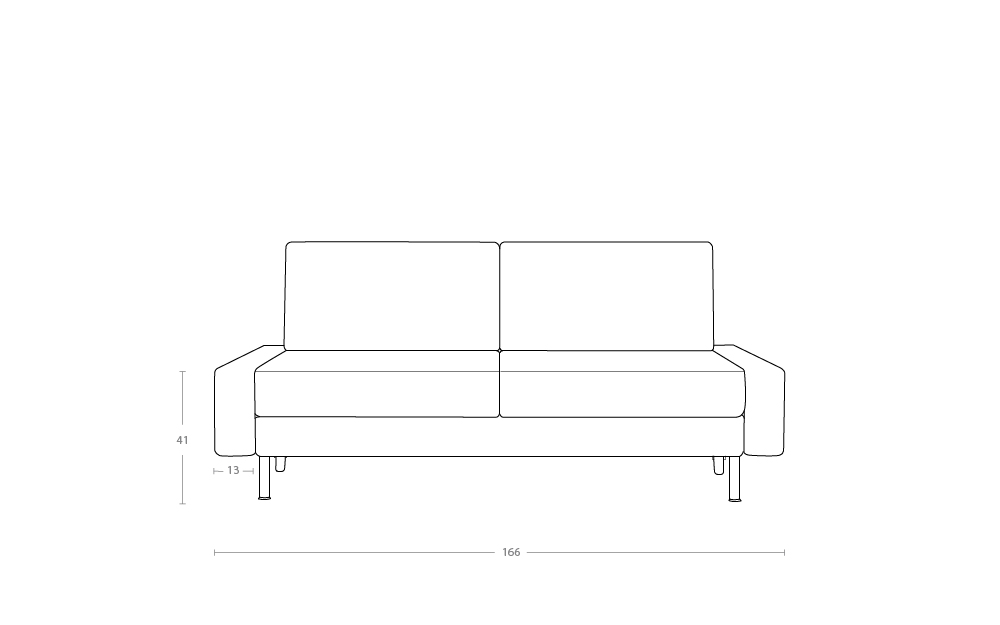 Dimensoes do produto sofa cama b2